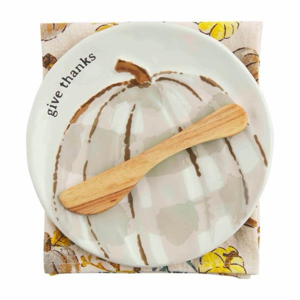NWT Mud Pie Give Thanks Appetizer Set Three Piece